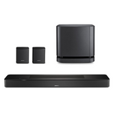 Premium Compact Package: Soundbar 600, Bass Module 500 subwoofer, and premium surround speakers.